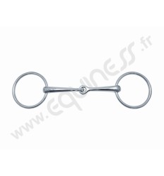 Loose ring solid snaffle 14mm