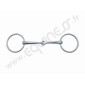Loose ring solid snaffle 18mm