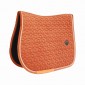 Saddle pad velvet orange