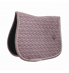 Saddle pad velvet orange