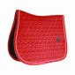 Saddle pad velvet orange